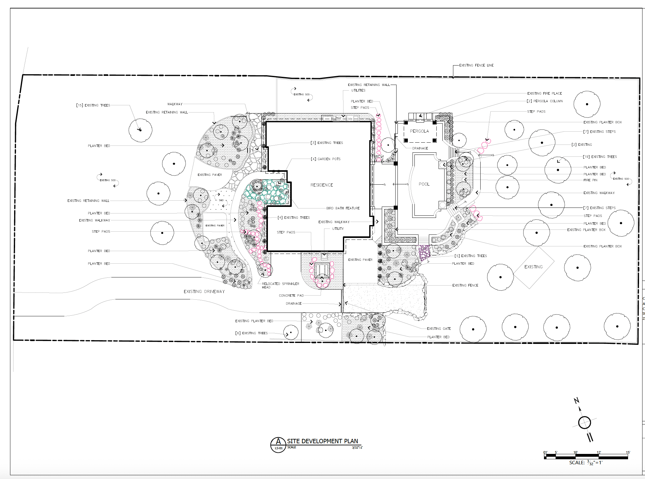 Alamo Heights Garden site development plan